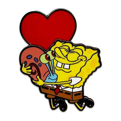 SpongeBob SquarePants Bobble Pin Badge Spongebob Heart 5 cm 0810140789020