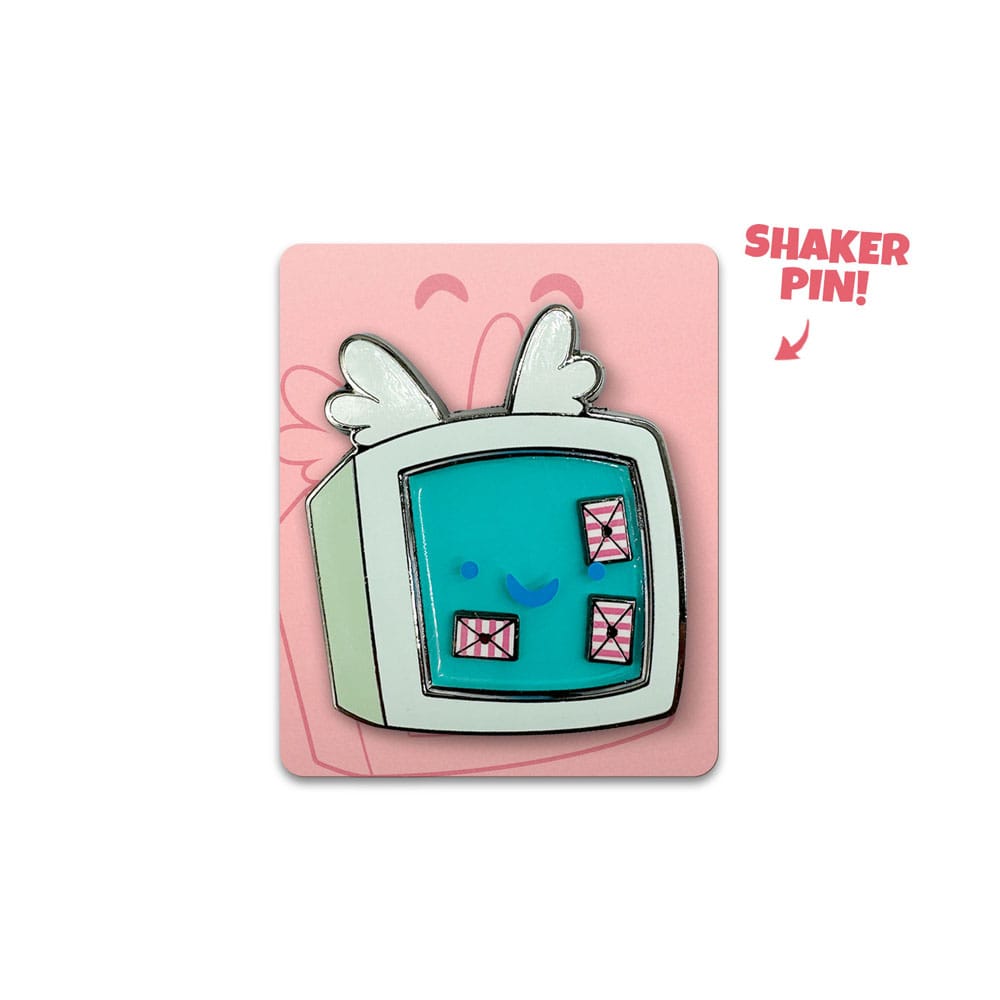 Bee and PuppyCat Shaker Pin Badge Temp Bot 5 cm 0810140789402