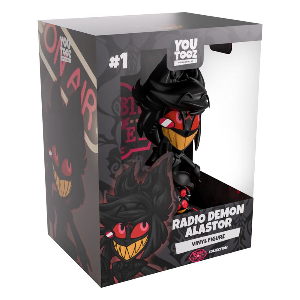 Hazbin Hotel Vinyl Figure Radio Demon Alastor 14 cm 0810140789976