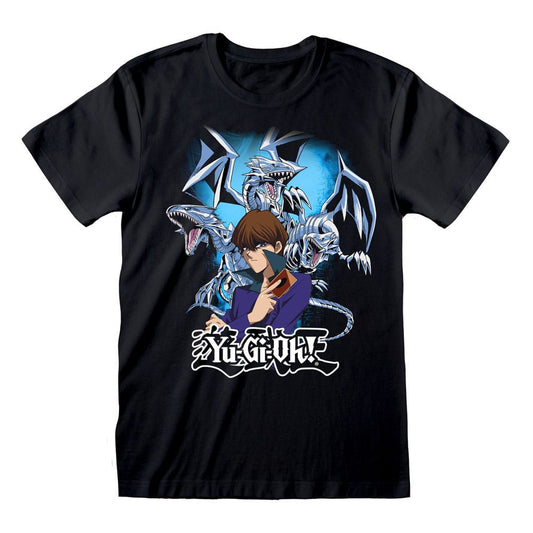 Yu-Gi-Oh! T-Shirt Kaiba Blue Eyes Size L 5056688563486