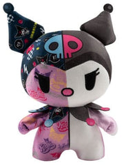 Sanrio DZNR Plush Figure Kuromi Graffiti Edition 18 cm 4895217516835