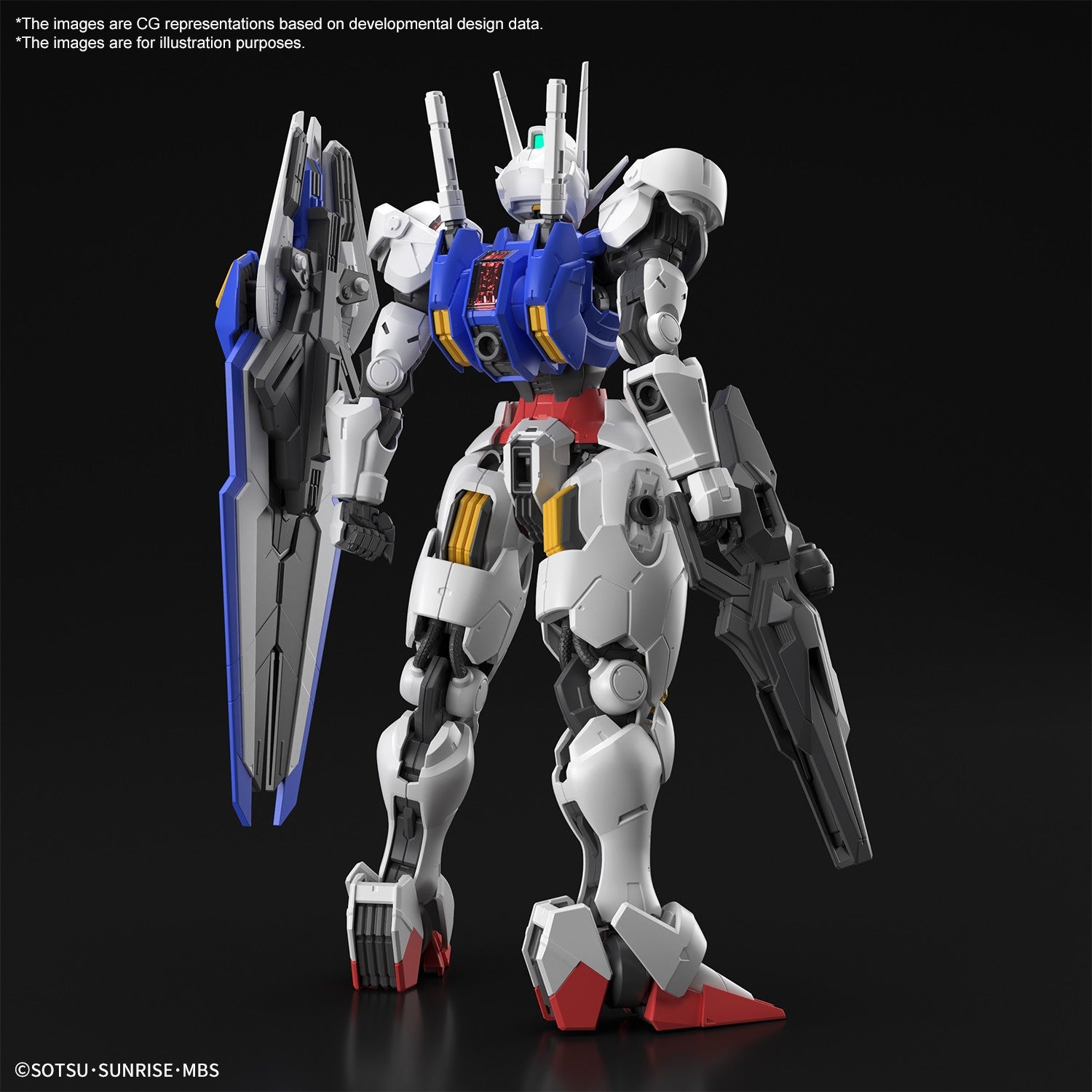  Gundam: The Witch from Mercury - Full Mechanics Aerial 1:100 Scale Model Kit  4573102650900