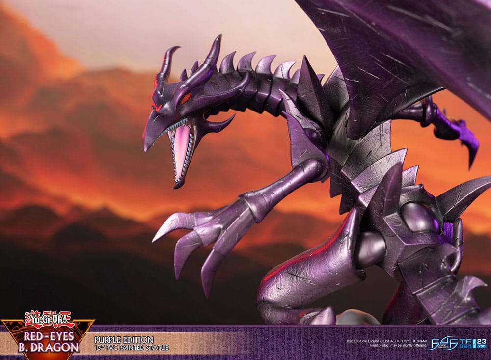 Yu-Gi-Oh! PVC Statue Red-Eyes B. Dragon Purple Colour 33 cm