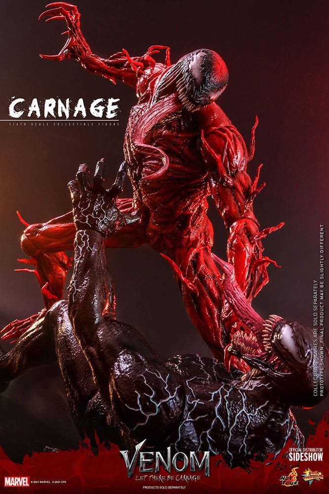Figurine PVC Hot Toys Venom: Let There Be Carnage Movie Masterpiece Series  1/6 Carnage Deluxe
